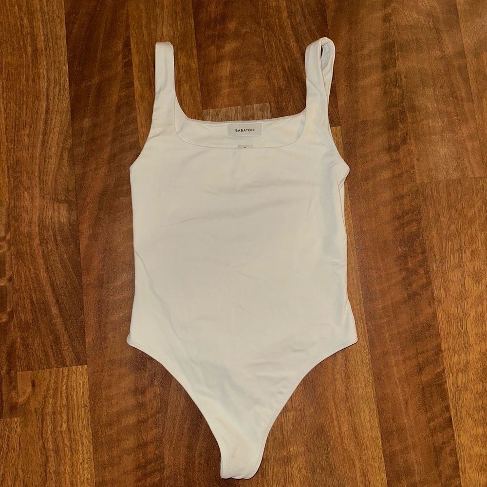 Babaton White Bodysuit